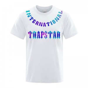 Trapstar 3D Printed Tiger メンズ Tシャツ 白 | Japan BM89-944