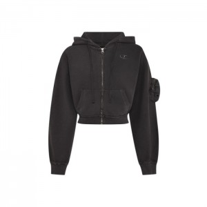 Trapstar Construct Batwing Hoodie レディース パーカー 黒 | Japan QD92-089