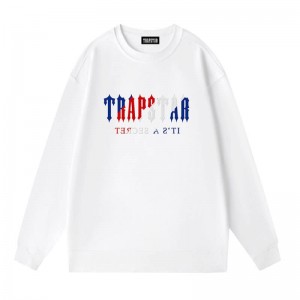 Trapstar Crewneck It’s A Secret Galaxy メンズ スウェットシャツ 白 | Japan JS73-640