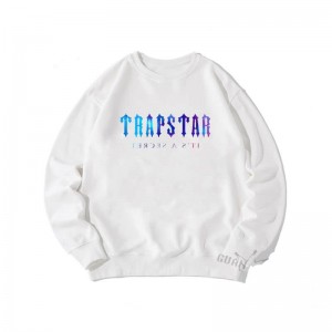 Trapstar Crewneck It's a Secret メンズ スウェットシャツ 白 | Japan HU70-014