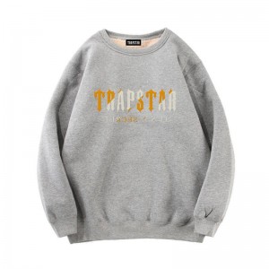 Trapstar Fleece It's a Secret メンズ スウェットシャツ グレー | Japan JV61-955