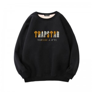 Trapstar Fleece It's a Secret メンズ スウェットシャツ 黒 | Japan QY47-862