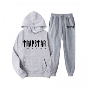 Trapstar Fleece London メンズ トラックスーツ グレー | Japan FC69-133