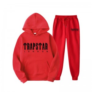 Trapstar Fleece London メンズ トラックスーツ 赤 | Japan MH60-390