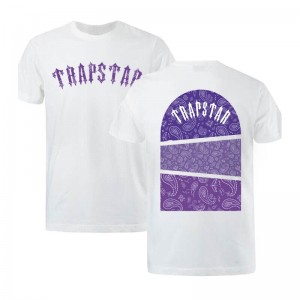 Trapstar Football Top メンズ Tシャツ 白 | Japan QT25-453