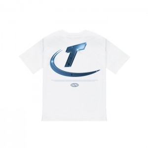 Trapstar Hyperdrive High Density Tee メンズ Tシャツ 白 | Japan TU87-123