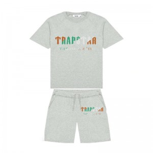 Trapstar Irongate Arch Chenille Set メンズ ショートパンツ グレー | Japan LO14-742