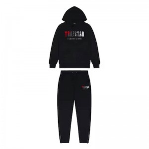 Trapstar Irongate Decoded Hoodie メンズ トラックスーツ 黒 | Japan EQ27-590