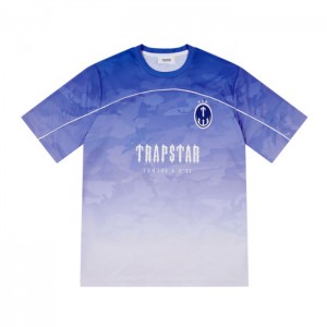 Trapstar Irongate Football Jersey メンズ Tシャツ 青 | Japan ZS46-179