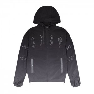 Trapstar Irongate Windbreaker メンズ 上着 黒 | Japan TH43-207