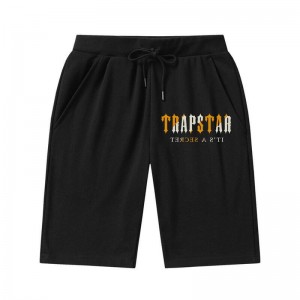 Trapstar It's A Secret メンズ ショートパンツ 黒 | Japan TC81-322