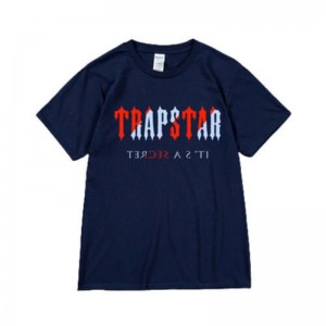 Trapstar It's a Secret Short Sleeve メンズ Tシャツ 青 | Japan QE23-493