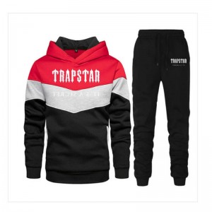 Trapstar Jogging Suit Logo メンズ トラックスーツ 黒 | Japan QM91-697