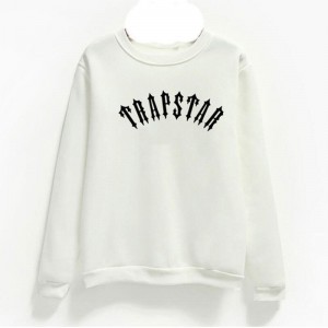 Trapstar Logo メンズ スウェットシャツ 白 | Japan TW72-045