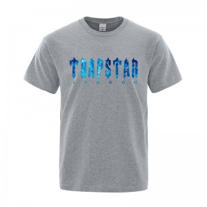 Trapstar London Chenille Tee メンズ Tシャツ グレー | Japan YR43-599