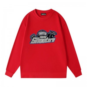 Trapstar London Its Shooters Logo メンズ スウェットシャツ 赤 | Japan LF66-655