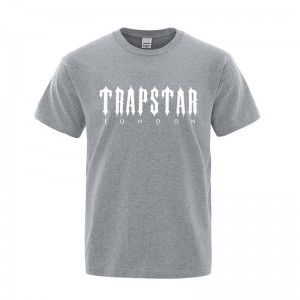 Trapstar London Letter Printed メンズ Tシャツ グレー | Japan QO81-538