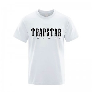 Trapstar London Letter Printed メンズ Tシャツ 白 | Japan YP84-196