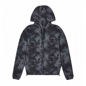 Trapstar Pigment Irongate Windbreaker メンズ 上着 黒 | Japan YZ09-629