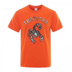 Trapstar Spider Printed グラフィック Tee メンズ Tシャツ オレンジ | Japan RG74-864