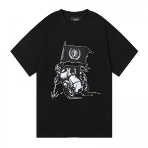 Trapstar Tiger Bike Rider Flag メンズ Tシャツ 黒 | Japan VU95-899