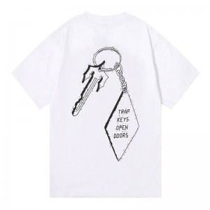 Trapstar Trap Star Keys Open Doors メンズ Tシャツ 白 | Japan TE95-059