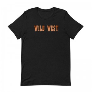 Trapstar Wild West メンズ Tシャツ 黒 | Japan VG35-782