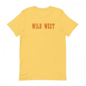 Trapstar Wild West メンズ Tシャツ 黄色 | Japan WZ44-457