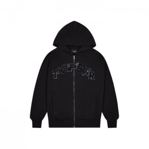 Trapstar Wildcard Chenille Zip Hoodie メンズ トラックスーツ 黒 | Japan NM38-330