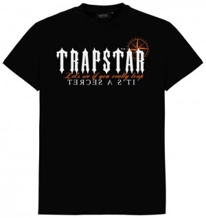 Trapstar X Central C メンズ Tシャツ 黒 | Japan LI49-817