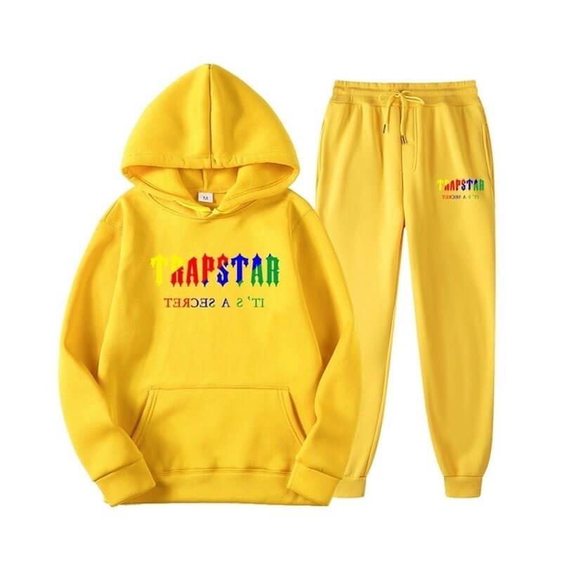 Trapstar Autumn It\'s a Secret メンズ トラックスーツ 黄色 | Japan IL59-675