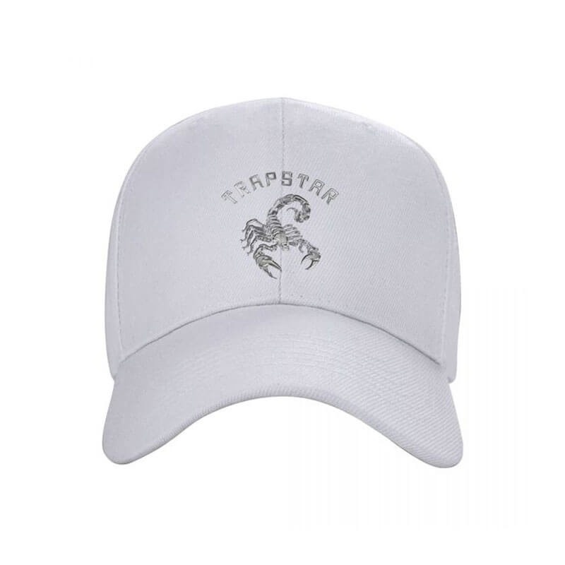 Trapstar Baseball black Cap メンズ ハット 白 | Japan EI12-984