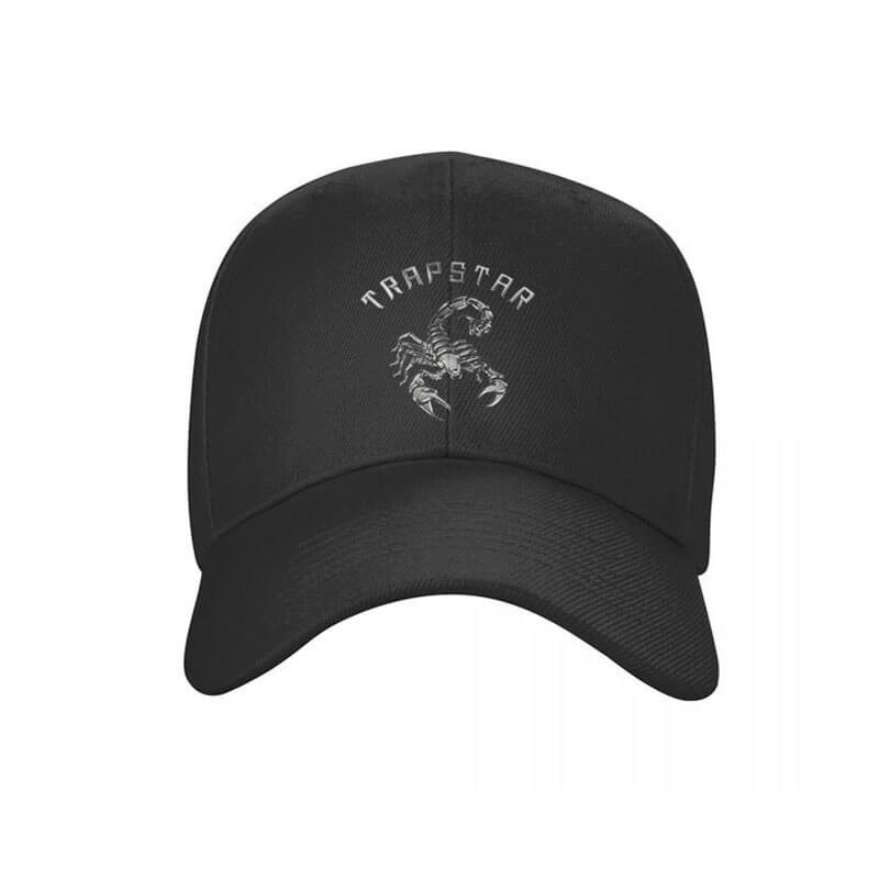 Trapstar Baseball black Cap メンズ ハット 黒 | Japan JT23-936