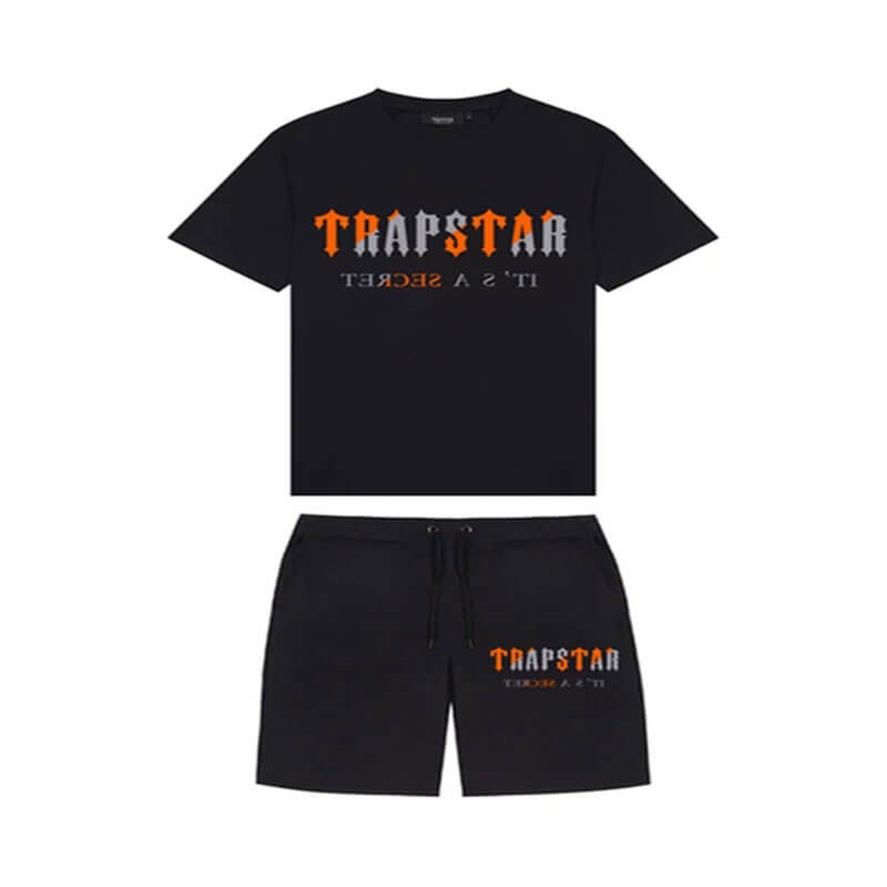 Trapstar Chenille Decoded Set メンズ ショートパンツ 黒 | Japan PN95-074