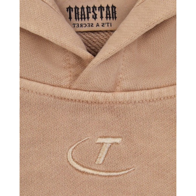 Trapstar Construct Hyperdrive Hoodie メンズ トラックスーツ コー​​ヒー | Japan FS96-412