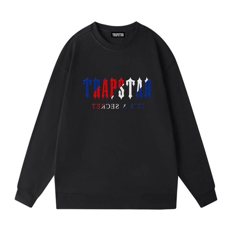 Trapstar Crewneck It’s A Secret Galaxy メンズ スウェットシャツ 黒 | Japan KA58-222