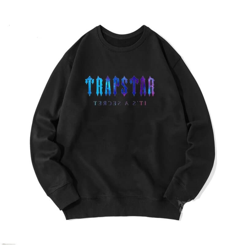 Trapstar Crewneck It\'s a Secret メンズ スウェットシャツ 黒 | Japan RW21-672