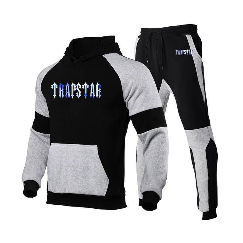 Trapstar Fleece Causal 運動 メンズ トラックスーツ 黒 | Japan PR26-512