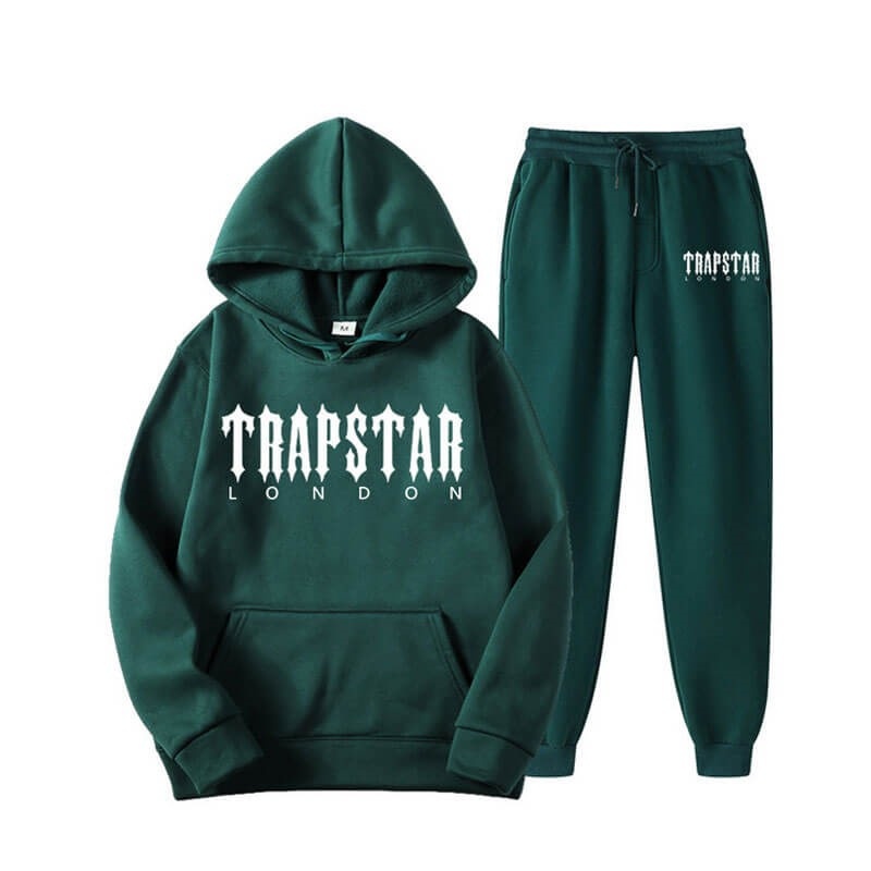 Trapstar Fleece London Shining メンズ トラックスーツ 緑 | Japan NQ14-002