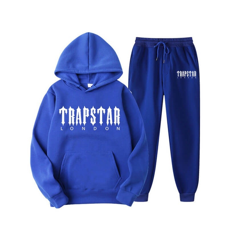 Trapstar Fleece London Shining メンズ トラックスーツ 青 | Japan TR76-038