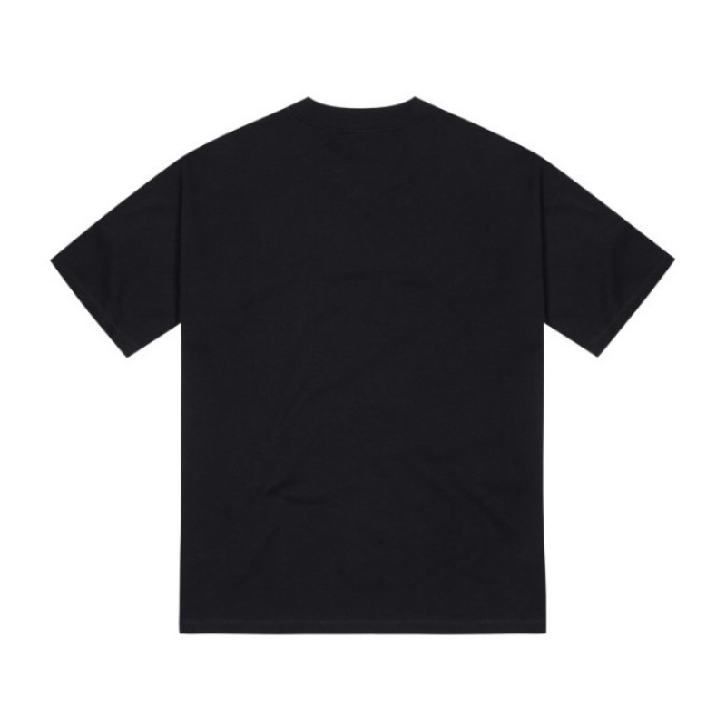 Trapstar Hyperdrive Embroidered Tee メンズ Tシャツ 黒 赤 | Japan UL70-216