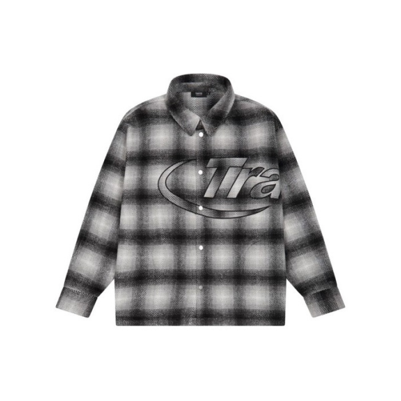 Trapstar Hyperdrive Overshirt Shirt メンズ 上着 黒 | Japan HS12-756