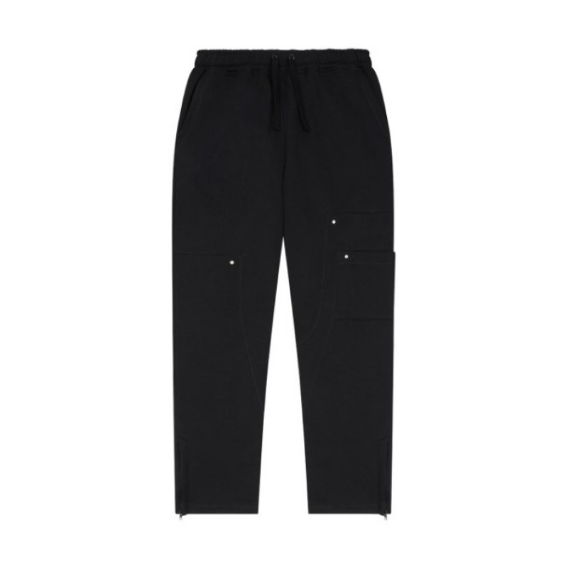 Trapstar Hyperdrive Reinforced Rivet Joggers メンズ パンツ 黒 | Japan JR16-259