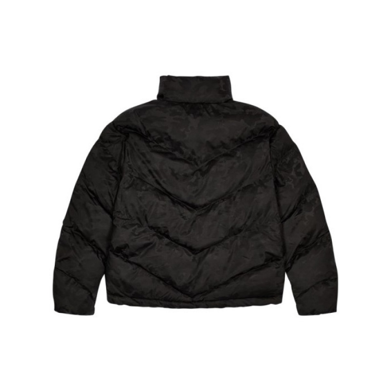 Trapstar Hyperdrive Sleeve Puffer メンズ 上着 黒 迷彩 | Japan WY05-728