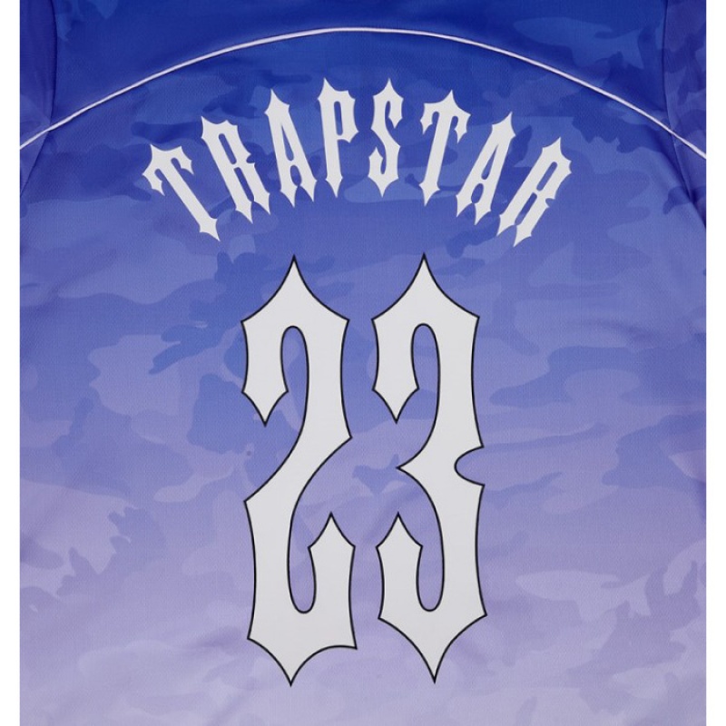 Trapstar Irongate Football Jersey メンズ Tシャツ 青 | Japan ZS46-179