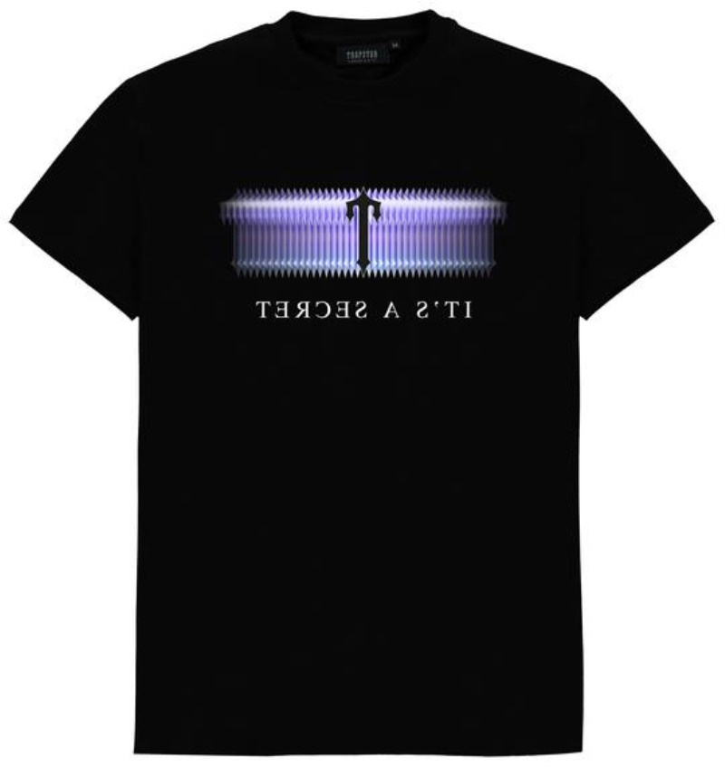 Trapstar Irongate T Fade メンズ Tシャツ 黒 | Japan YJ72-412