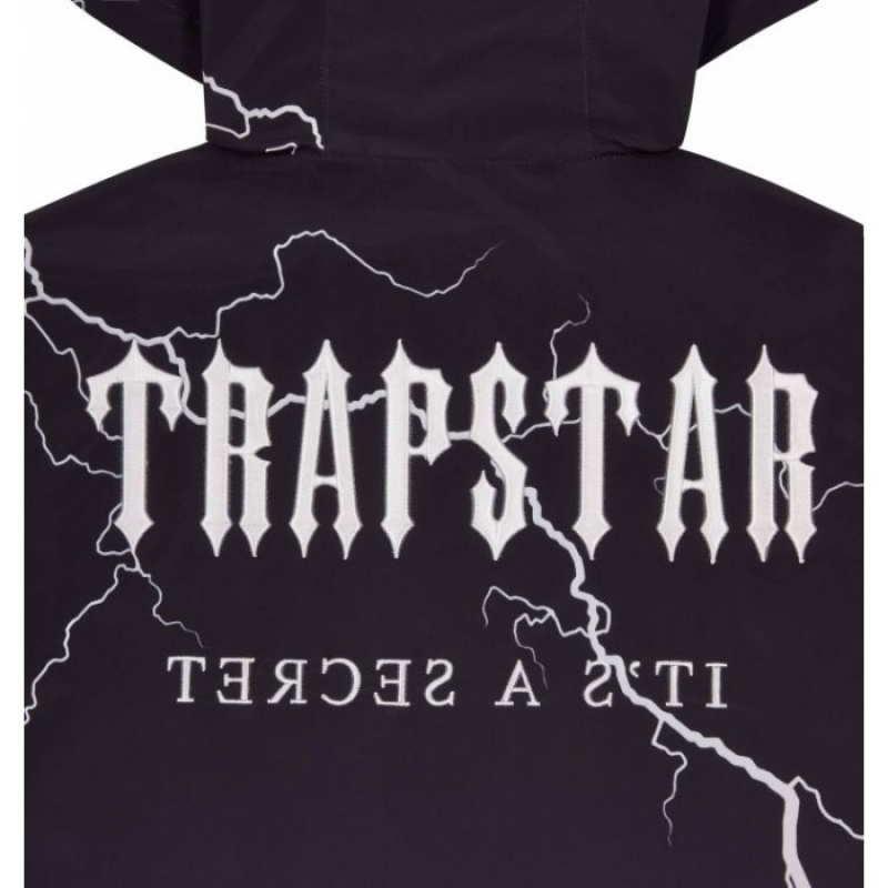 Trapstar Irongate T Windbreaker メンズ 上着 黒 | Japan KW97-282