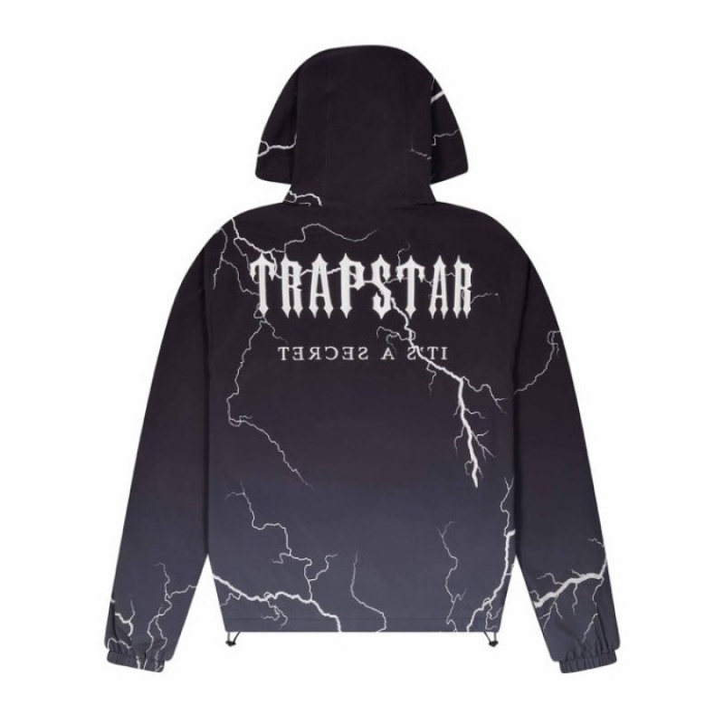 Trapstar Irongate T Windbreaker メンズ 上着 黒 | Japan KW97-282