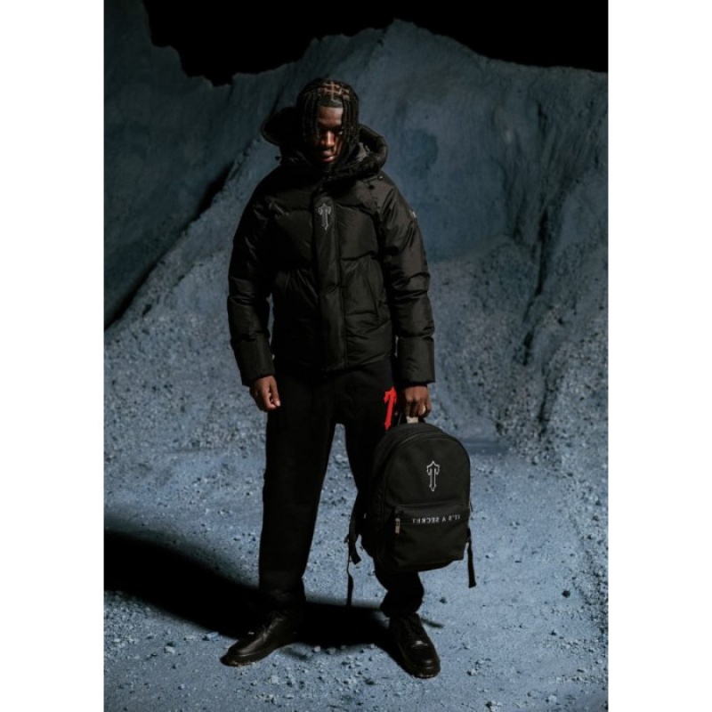 Trapstar It's A Secret Rucksack メンズ バッグ 黒 白 | Japan DR63-039