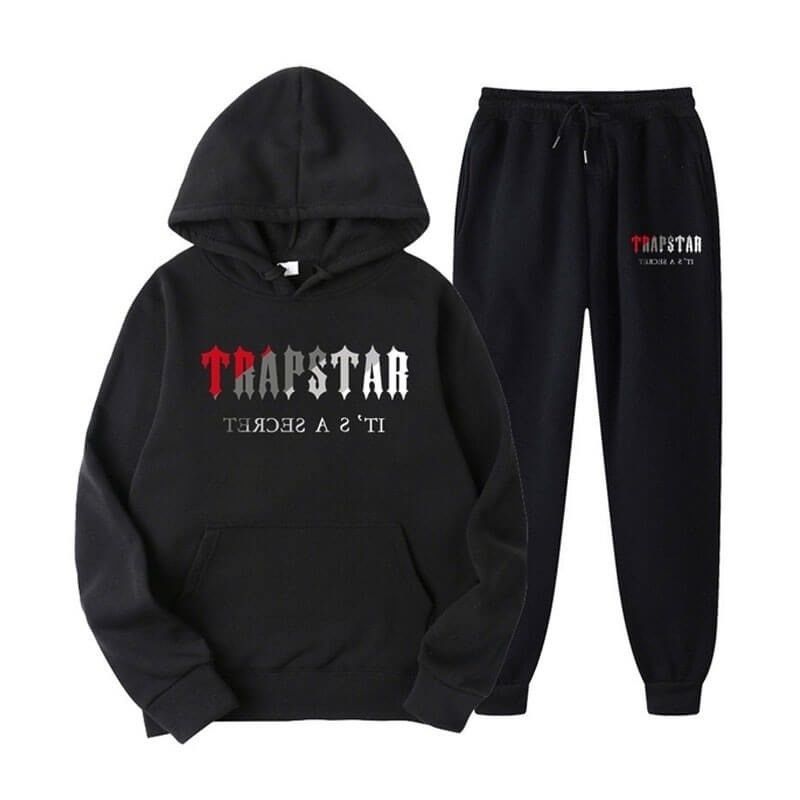 Trapstar It\'s A Secret Set メンズ トラックスーツ 黒 | Japan CF10-597